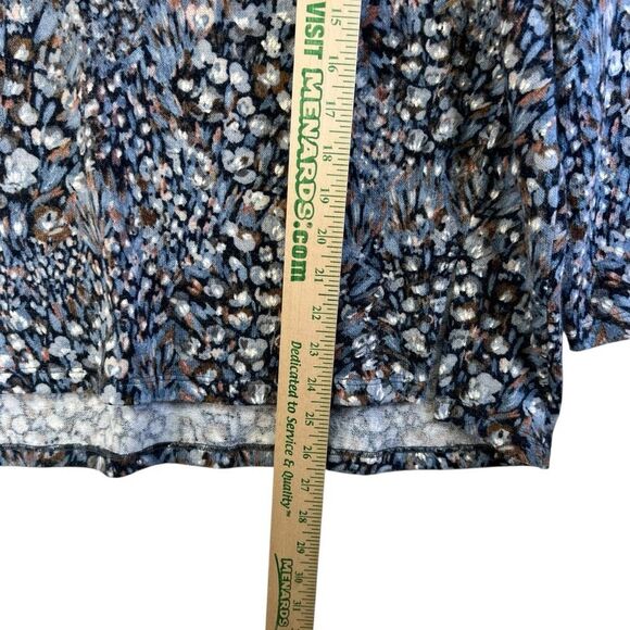 CLARA SUNWOO small Cozy Texture - Textured Vented Sweater Tunic - Floral Puff - Picture 10 of 15